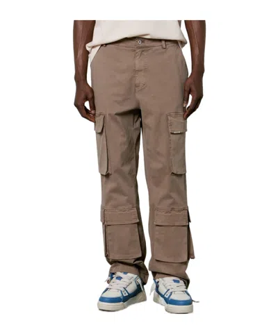 Represent Minimalist Cargo Pants In Brown