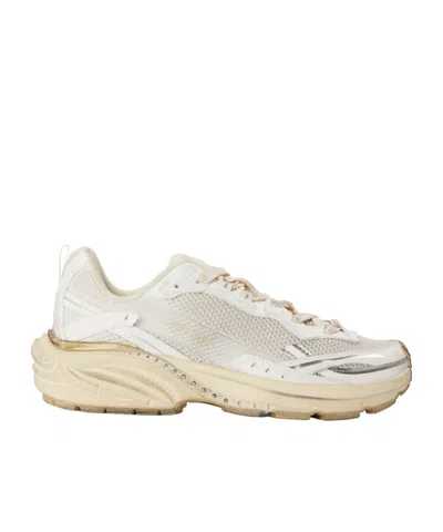 Represent Minimalist Sneakers In Off White