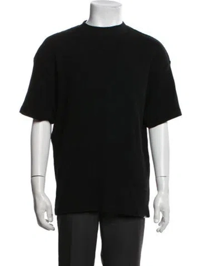 Pre-owned Represent Mock Neck Short Sleeve T-shirt In Black