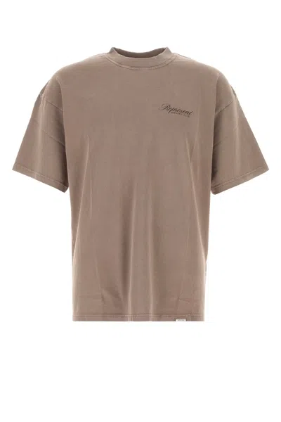 Represent Mud Cotton  Owners Club T-shirt In Brown