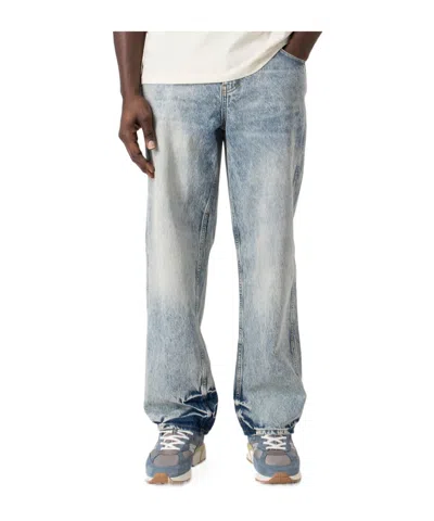 Represent Multi-pocket Denim Trousers In Gray