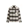 Represent Flannel Shirt With All-over Initials In Brown