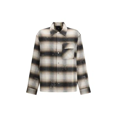 Represent Multicolor Cotton Pattern Shirt In Brown