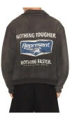 Represent Nothing Faster Quarter Zip Pullover In Black