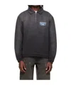 Represent Cotton Sweatshirt Logo Front And Back Print In Gray