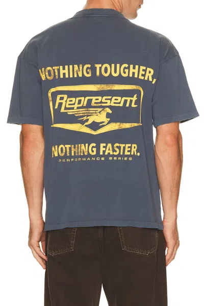 Represent Nothing Faster Tee In Blue