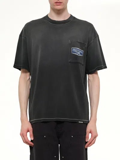Represent Nothing Faster T-shirt In Stained Black / Xl