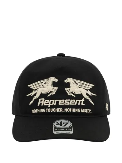 Represent Nothing Tougher Cotton Cap In Black