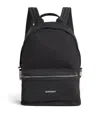 Represent Nylon Logo Backpack In Black