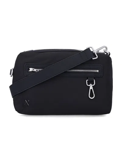 Represent Nylon Messenger Bag In Black