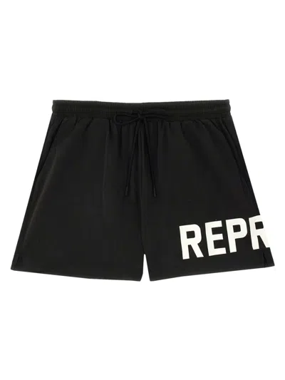 Represent Nylon Swim Shorts In Black