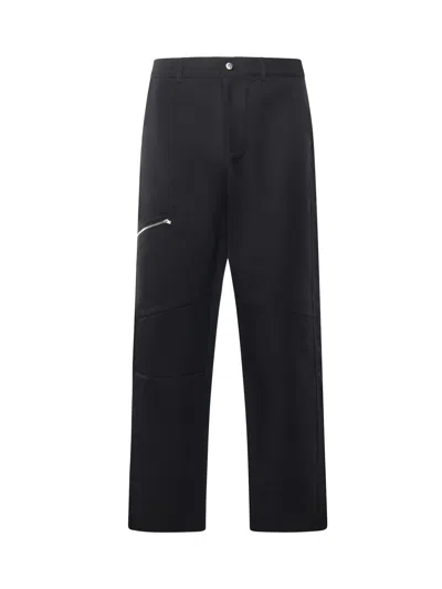 Represent Nylon Workwear Pants In Black