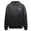 Represent Hooded Sweatshirt Oversized Kangaroo Pocket In Black
