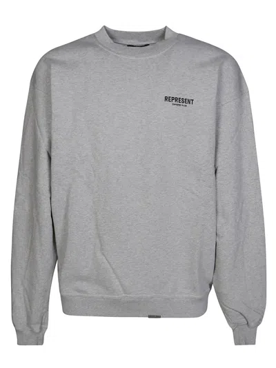 Represent Felpa Gc Base Logo In Grigio