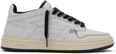 Represent Reptor Lace-up Sneakers In Vintage White/black