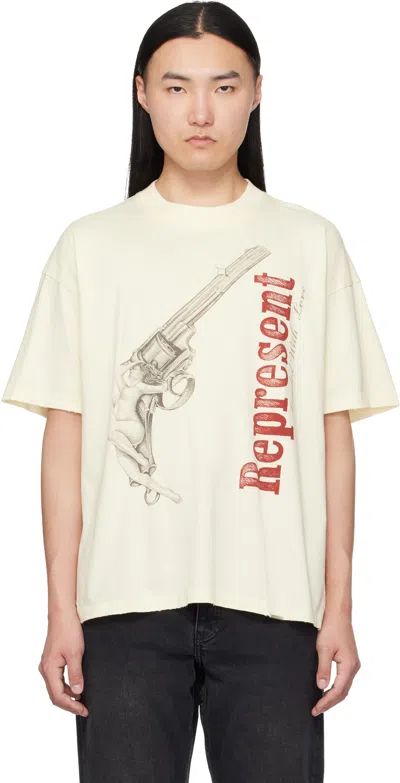 REPRESENT OFF-WHITE 'LOADED WITH LOVE' T-SHIRT