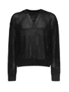 Represent Black Cotton Sweater