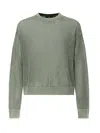Represent Open Gauge Knit Sweater In Forest Green