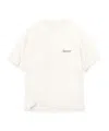 Represent White Crewneck T-shirt With With Front And Back Owners Club Print In Cotton Man In White