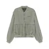Represent Mens Khaki Inset Buttoned-pockets Relaxed-fit Cotton Jacket In Green
