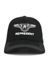 Represent Overdrive Badge Cap In Black