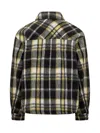 Represent Overshirt Mini In Wool In Jet Black