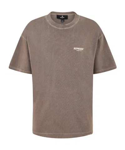 Represent Oversized Fit T-shirt In Brown