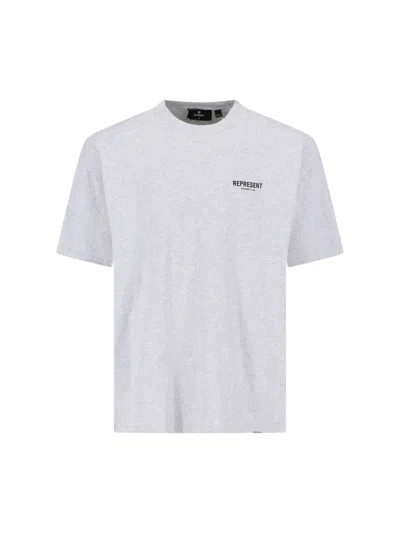 Represent Oversized Graphic T-shirt In Grey