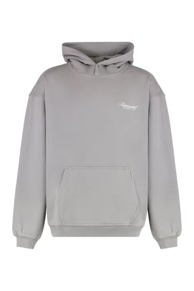 Represent Oversized Hooded Sweatshirt In Gray