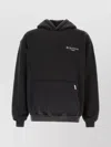 Represent Oversized Hooded Sweatshirt Kangaroo Pocket In Black