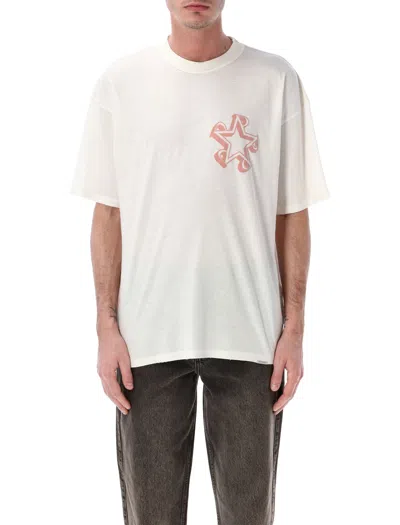 Represent White Crew Neck T-shirt In Neutral