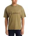 Represent Oversized Reverse Applique Tee In Brown