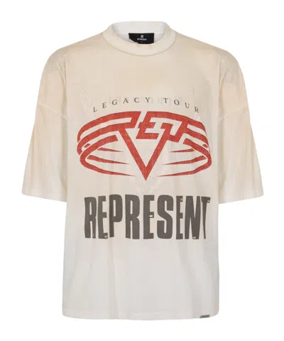 Represent Oversized T-shirt In Nude