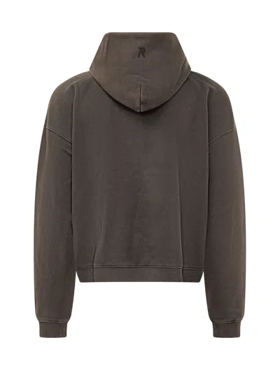 Represent Oversized Zip Hoodie In Coffee