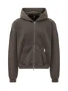 Represent Logo-embroidered Pouch-pocket Hoodie In Brown