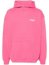 Represent Owner's Club Cotton Hoodie In Pink