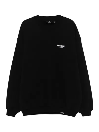 Represent Owner Club Crewneck Sweatshirt In Black