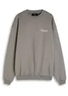Represent Owner's Club Logo Cotton Sweatshirt In Gray