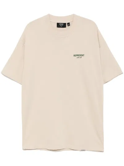 Represent Owners Club Logo T-shirt In White