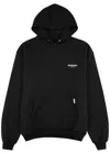Represent Black Hoodie With Logo Lettering Detail On The Front And Maxi Logo Print On The Rear In Cotton Man In Black
