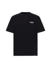 Represent Black Crewneck T-shirt With With Front And Back Owners Club Print In Cotton Man In Black