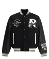 Represent Owners Club Varsity Jacket In Black
