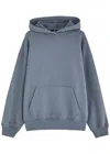 Represent Owners Club Boyfriend Hooded Cotton Sweatshirt In Blue