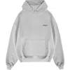 Represent Owners Club Logo Cotton Hoodie In Gray