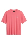 Represent Owners' Club Cotton Logo Graphic T-shirt In Bubblegum Pink