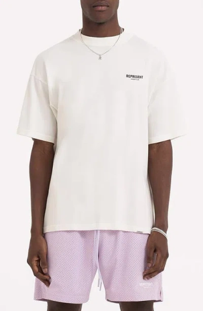 REPRESENT REPRESENT OWNERS' CLUB COTTON LOGO GRAPHIC T-SHIRT