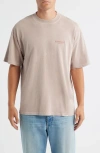 Represent Owners' Club Cotton Logo Graphic T-shirt In Gray