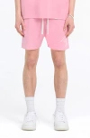 Represent Owners' Club Cotton Mesh Drawstring Shorts In Pink