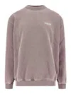 Represent Owners Club Cotton Sweatshirt With Frontal Logo Print In Marrón