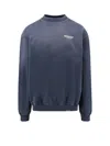 Represent Owners Club Cotton Sweatshirt With Frontal Logo Print In Blue